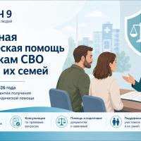 ИНФОРМАЦИЯ для участников специальной военной операции и членов их семей о праве на бесплатную юридическую помощь