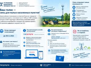 Ваш голос - связь для малых населенных пунктов!